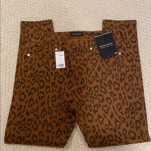 Banana Republic Mid Rise Skinny Crop Denim Jeans